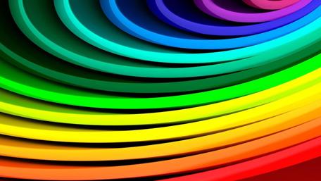 Vibrant Waves of Colorful Abstraction wallpaper