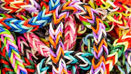 Colorful Woven Patterns in Abstract Art wallpaper