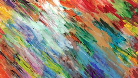 Vibrant Brushstroke Tapestry wallpaper