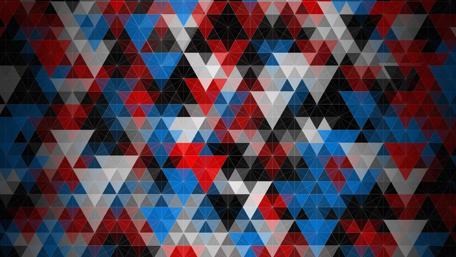 Vibrant Geometric Triangles Design wallpaper