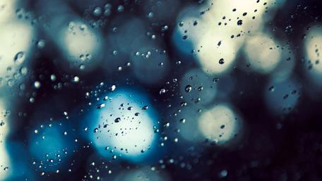 Mystical Waterdrops on Glass Surface wallpaper