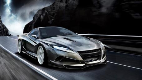 Ultimate Honda Dreamcar on an Electrifying Journey wallpaper