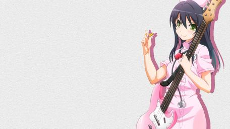 Anime Rhythm Nurse Greeting the Day with a Song wallpaper