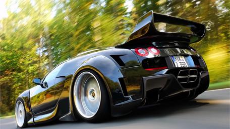 Blazing Speed on the Open Road wallpaper