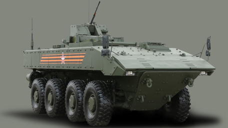 Military Might Unleashed in Modern Armored Vehicle wallpaper