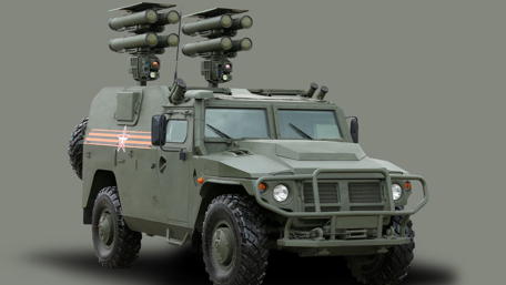 Military Vehicle with Missile Launchers wallpaper