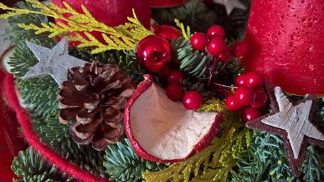 Festive Christmas Decorations for a Joyful Celebration wallpaper