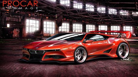 BMW Procar Hommage in Urban Warehouse wallpaper
