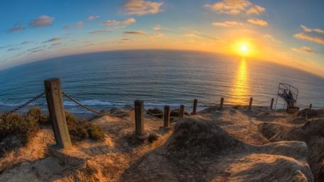 Sunset Serenity by the Sea Shore wallpaper