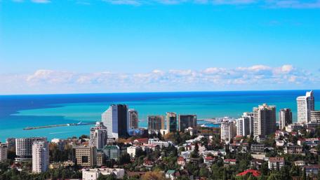 Stunning Sochi City Skyline with Sea Views wallpaper