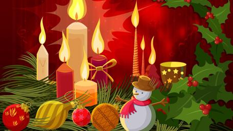 Festive Cheer for a Joyful Christmas Celebration wallpaper