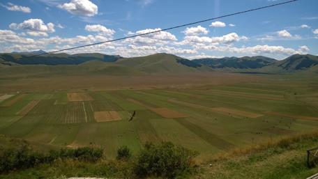 Breathtaking Fields of Castelluccio in Italy wallpaper