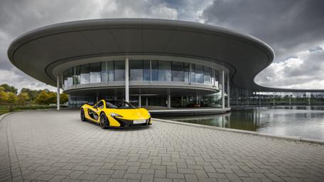 Sleek McLaren P1 in Iconic Setting wallpaper