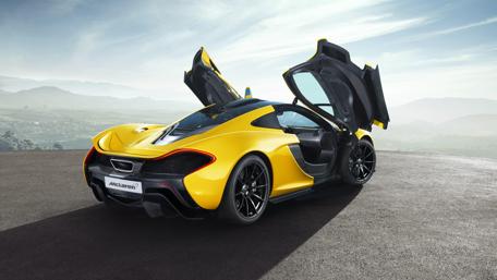 Sleek McLaren P1 in Stunning Yellow Finish wallpaper
