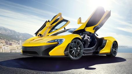 Sleek Yellow McLaren P1 in Stunning 4K Resolution wallpaper