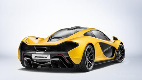 Sleek McLaren P1 in Vibrant Yellow Tone wallpaper