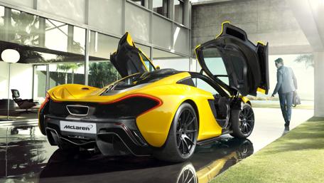 Sleek and Stunning McLaren P1 Wallpaper Art wallpaper