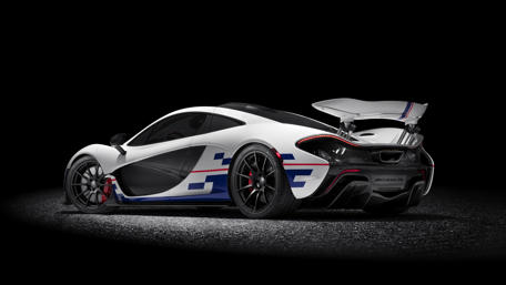 Stunning McLaren P1 in Signature Prost Livery wallpaper