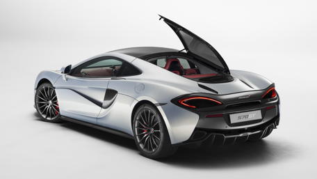 Sleek Silver Beauty McLaren 570GT Wallpaper wallpaper