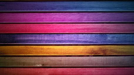 Vibrant Wooden Stripes in Abstract Art wallpaper