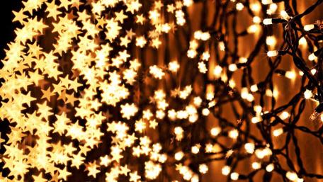 Christmas Lights Twinkling Magic wallpaper
