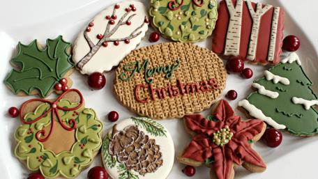 Festive Holiday Cookies Delight the Senses wallpaper
