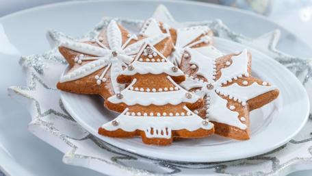 Festive Holiday Treats Adorn the Table wallpaper