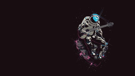 Space Serenade by a Cosmic Virtuoso wallpaper