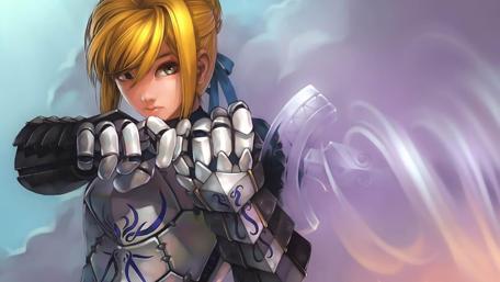 Valor and Grace in Armor wallpaper