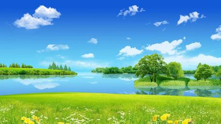 Serene Lakeside Bliss wallpaper