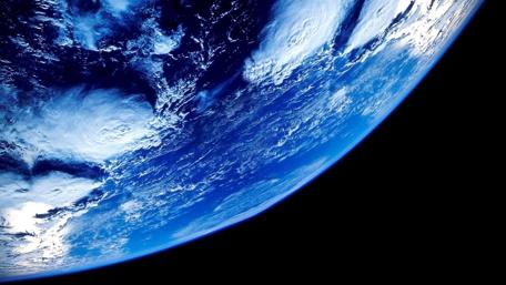 Earth Above the Cosmos wallpaper
