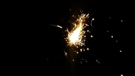 Sparkling Moments of Joy in the Dark Night wallpaper