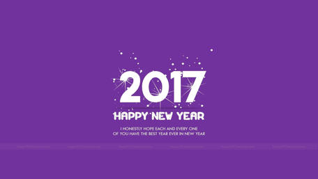 Bringing in the New Year with Joyful Wishes wallpaper
