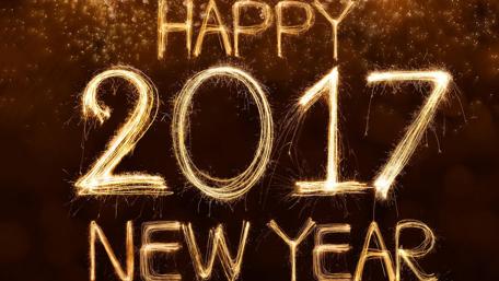 Sparkling Celebration for New Year 2017 wallpaper