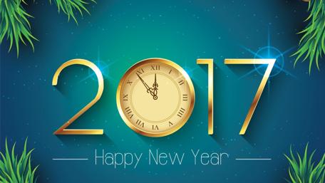 Golden Countdown to 2017 Celebration wallpaper