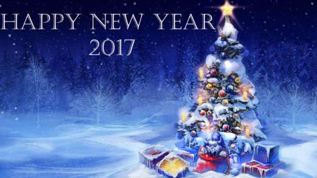Joyful New Year Celebration 2017 Wallpaper wallpaper
