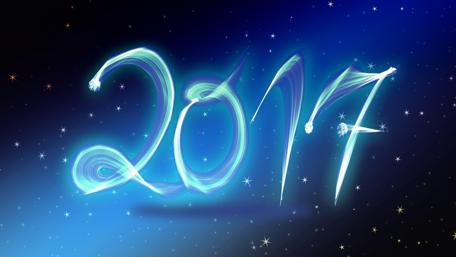 Celebrate the Brightness of 2017 with Stars wallpaper