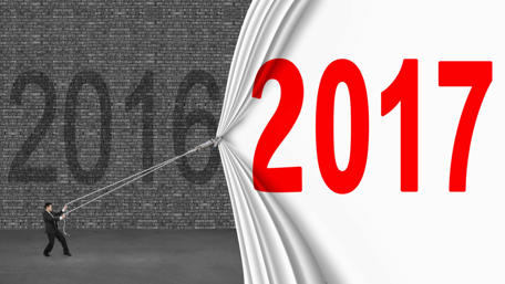 New Year 2017 Clean Slate Vision wallpaper