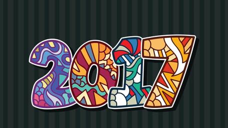 Vibrant 2017 Celebration Wallpaper wallpaper