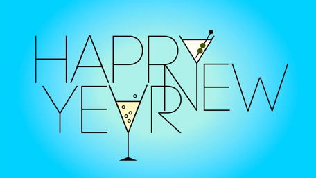Cheers to a Bright New Year Celebration wallpaper
