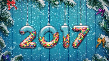 New Year 2017 Winter Celebration Wonderland wallpaper