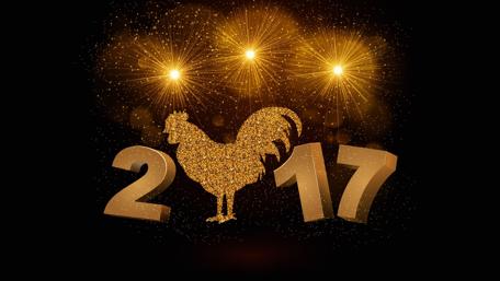 Golden Rooster Celebration for 2017 wallpaper