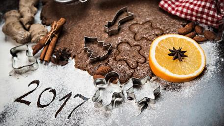 Festive Gingerbread Baking Moment wallpaper