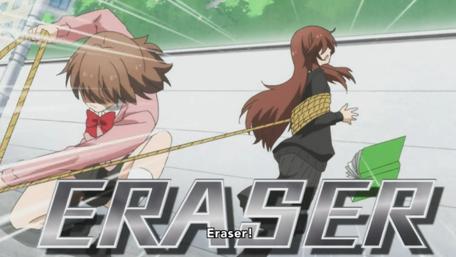 Kawaii Anime Chaos with Eraser Game wallpaper