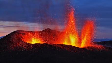 Volcano eruption wallpaper