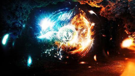 Elemental Harmony in Design wallpaper