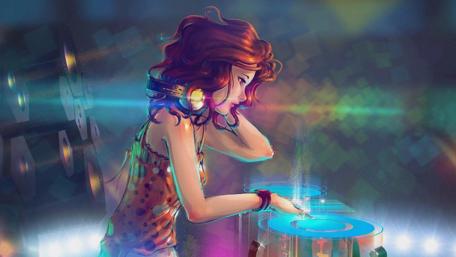Music Enchantment in the Digital World wallpaper