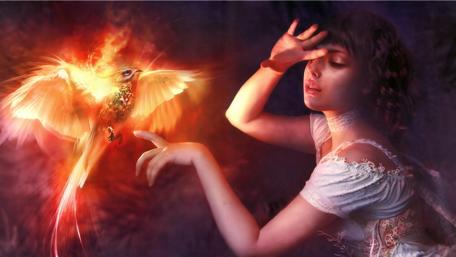 Whispering Flames of a Dream wallpaper