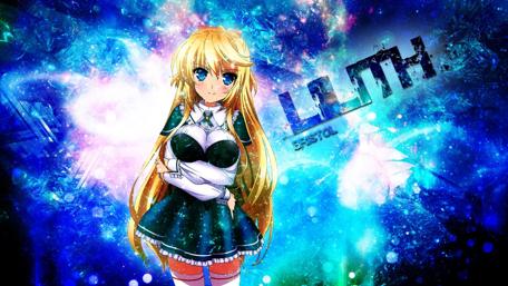 Lilith Bristol in Mystical Cosmos wallpaper