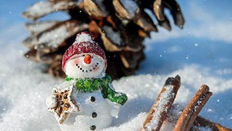 Winter Wonderland Snowman Wallpaper wallpaper